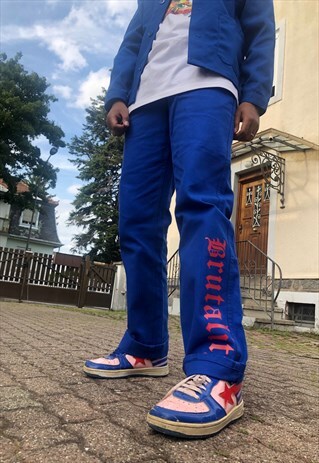 BAAD TROUSERS BLUE BRUTALITY