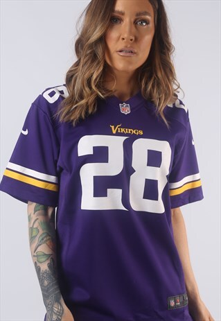 VINTAGE NFL NIKE T-SHIRT JERSEY TOP FOOTBALL UK LARGE (GN3F)