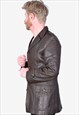LEATHER SAFARI JACKET
