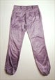 Y2K 2000S LOW WAIST SILKY PANTS MARBLED