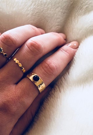 EMMA RING 18CT GOLD PLATED