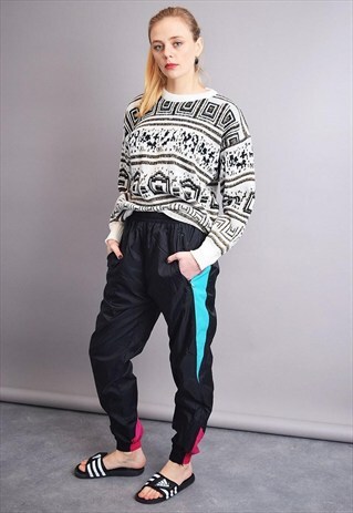 90'S RETRO NIKE SPORTS TRACKSUIT BOTTOM TROUSERS