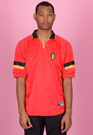 VINTAGE NIKE BELGIUM FOOTBALL SHIRT