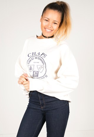 VINTAGE 90S POLO RALPH LAUREN SWEATSHIRT/ R0602