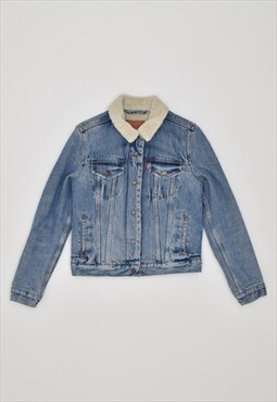Vintage 90's Levis Sherpa Jacket Blue