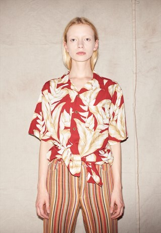 80S SOFT ACID CARAIBEAN VIBE UNISEX NORMCORE HAWAIIAN SHIRT