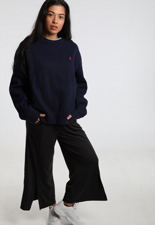 90S POLO RALPH LAUREN EMBRIODERED LOGO SWEATSHIRT