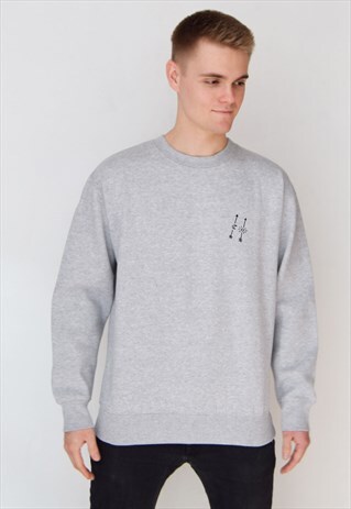 GREY ARROWS SWEATSHIRT