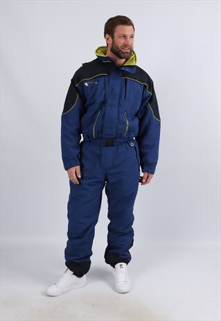 VINTAGE MC ROSS FULL SKI SUIT SNOW UK M 38 - 40" (E3A)