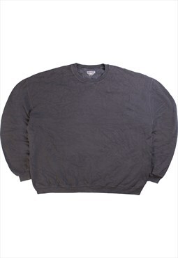 Vintage  Jerzees Sweatshirt Crewneck Heavyweight Plain Grey