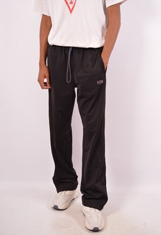 VINTAGE ASICS TRACKSUIT TROUSERS BLACK