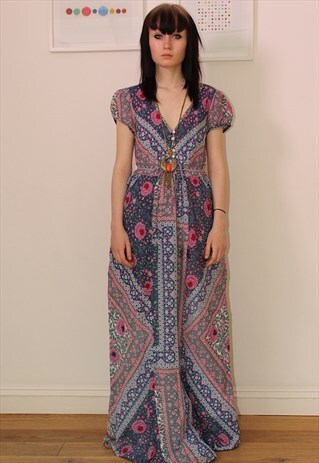 70S MONSOON BOHEMIAN / FESTIVAL DRESS