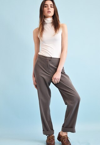 90'S RETRO CLASSIC CUT REGULAR WAIST TROUSERS