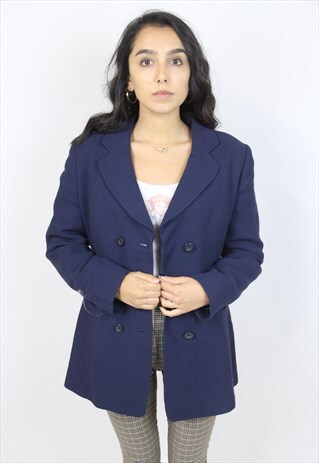 VINTAGE 90S BLUE SMART BLAZER