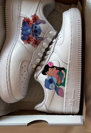 LILO AND STITCH DISNEY NIKE CUSTOM AIR FORCE 1 - UNISEX