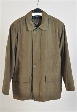 Vintage 00s lined Mac coat in khaki