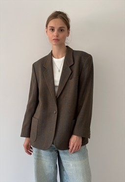 Vintage Burberrys Wool Blazer Jacket