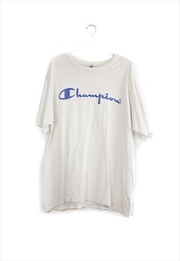 Vintage Champion T-Shirt in White L