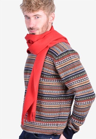 BURBERRY RED SCARF