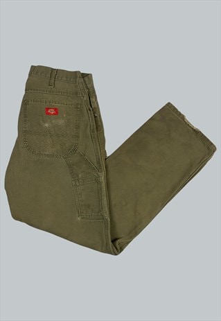 dickies green carpenter pants