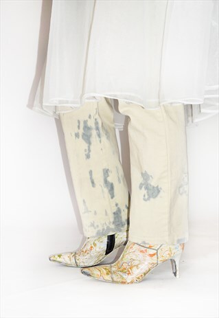 ONE OF ONE HAND DYED HIGH RISE DENIM