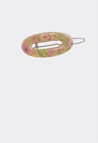1960s French Main Character Floral Hair Clip