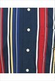 VINTAGE CHAPS STRIPED MULTI-COLOUR SHIRT - L
