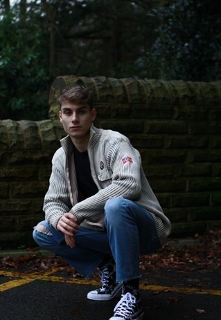 VINTAGE BEIGE FULL ZIP NAPAPIJRI JACKET
