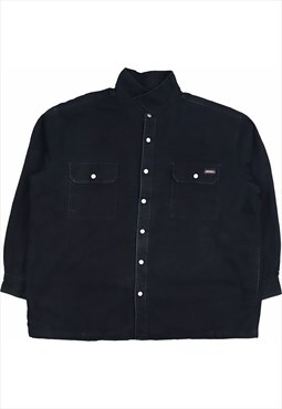 Adidas 90's Shirt Long Sleeve Button Up Heavyweight Workwear