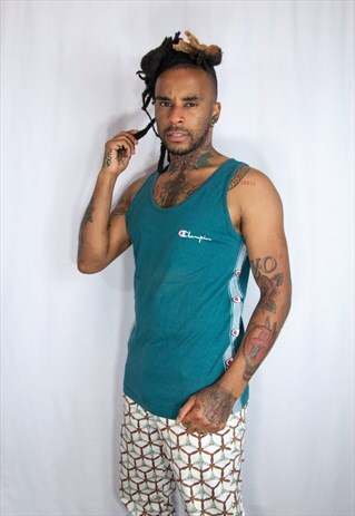 CHAMPION GREEN VINTAGE VEST