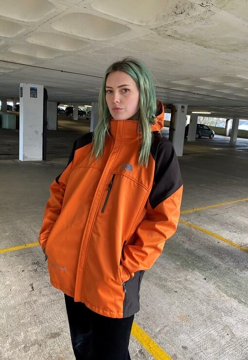 Pre-owned Jacket In Orange