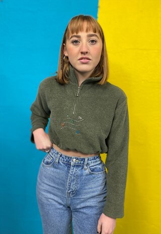 VINTAGE CROPPED 90S FLEECE