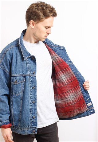 VINTAGE LEVIS BLANKET LINED DENIM JACKET