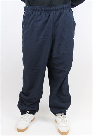VINTAGE NIKE NAVY TRACKSUIT BOTTOMS