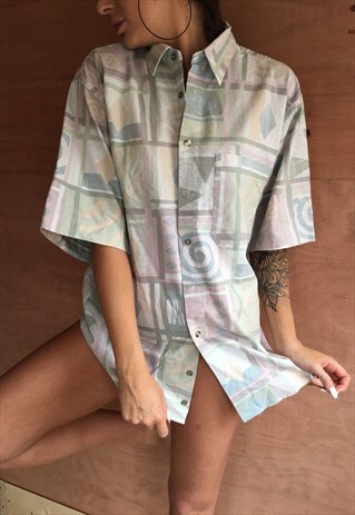 OVERSIZED RETRO 90S 80S VINTAGE UNISEX FESTIVAL SHIRT