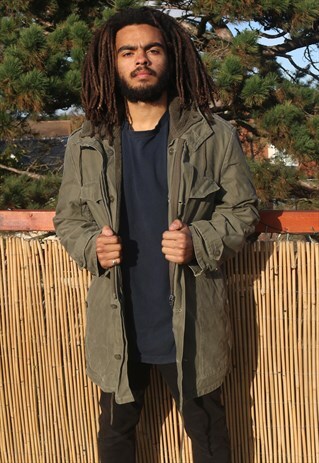 VINTAGE KHAKI TRENCH COAT