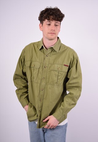 VINTAGE HELLY HANSEN SHIRT GREEN