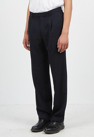 VINTAGE NAVY ERMENEGILDO ZEGNA TROUSERS BOTTOMS