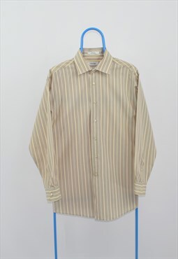 VINTAGE CALVIN KLEIN shirt beige large