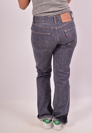 VINTAGE LEVI'S 525 BOOTCUT JEANS BLUE