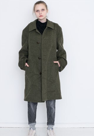 VINTAGE GREEN RETRO COAT