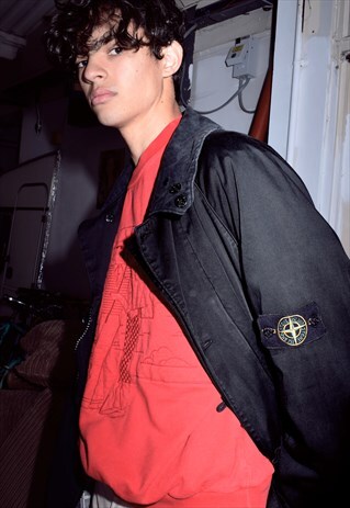 RARE VINTAGE STONE ISLAND SINGLE BREASTED LIGHTWEIGHT COAT