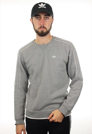 VINTAGE ADIDAS ORIGINALS SMALL LOGO SWEATSHIRT JUMPER