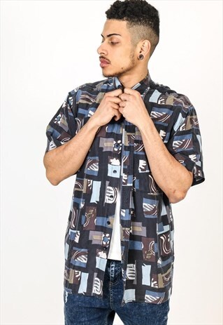 VINTAGE PATTERNED SHIRT S295