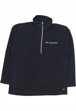 Vintage 90's Adidas Sweatshirt Quarter Zip Fleece