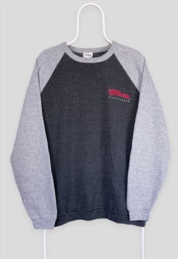 Vintage Wilson Grey Sweatshirt XL