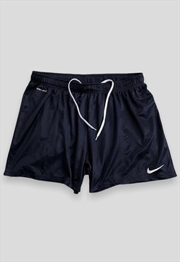 Vintage Nike Black Shorts Sports Swoosh XXL