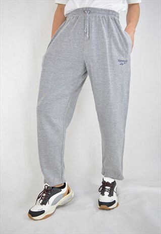 VINTAGE REEBOK GREY RAVE SPORTS JOGGERS