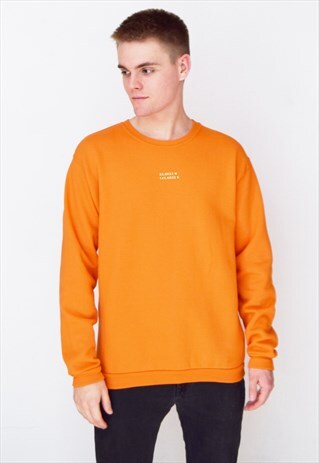 ORANGE COORDINATES (WHITE) SWEATSHIRT