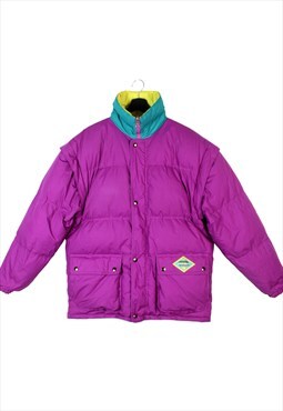 90s Northland vintage double sided down puffer jacket winter